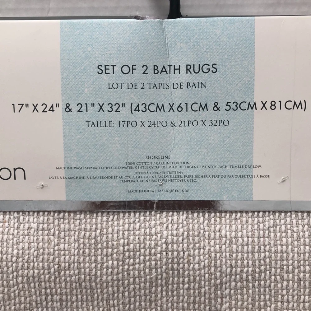SET OF 2 BATH RUGS / EMMERSON COLLECTION